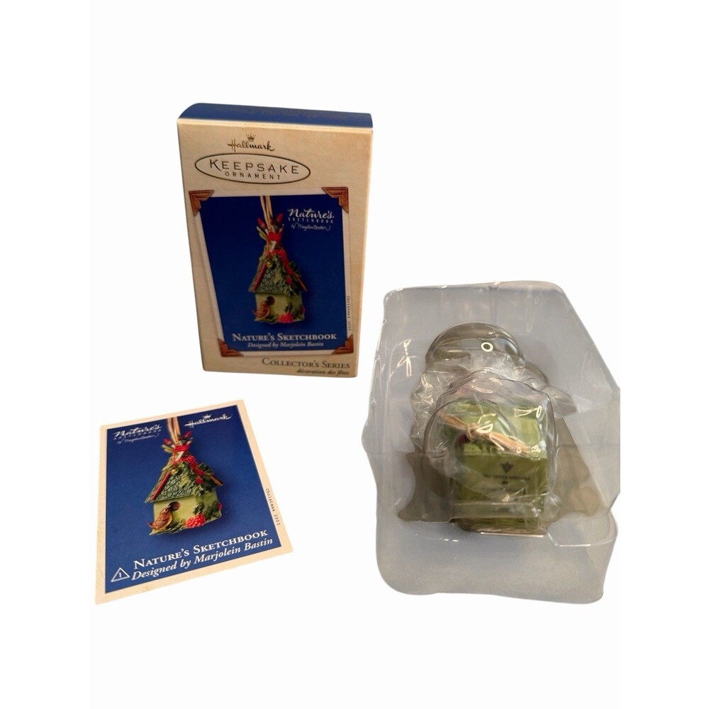 Vtg 2003 Hallmark Keepsake Ornament "Nature's Sketchbook" Marjolein Bastin New
